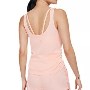 NWT Nike Yoga Tuched Tank Top Light Peach/Pink size small
